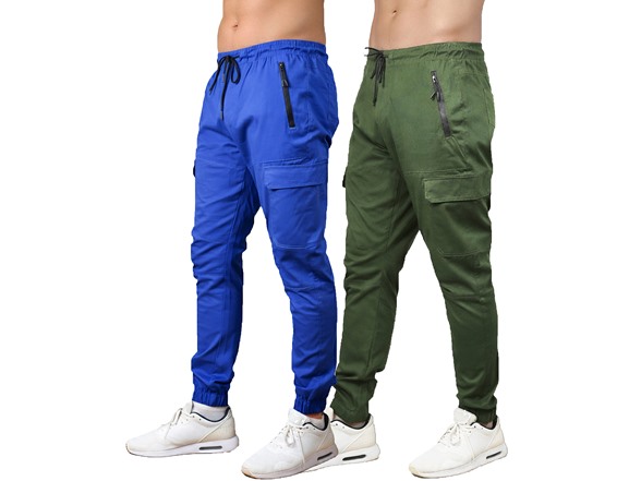Medium Blue & Olive