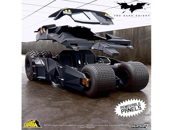 Super7 Super Cyborg Batman Batmobile Tumbler
