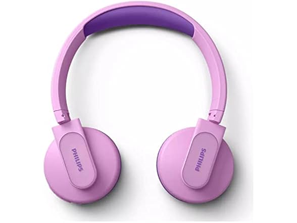 PHILIPS PHILIPS K4206 Kids Wireless On-Ear Headphones, Bl