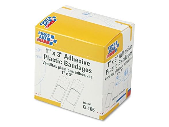 1" X 3" Adhesive Plastic Bandage