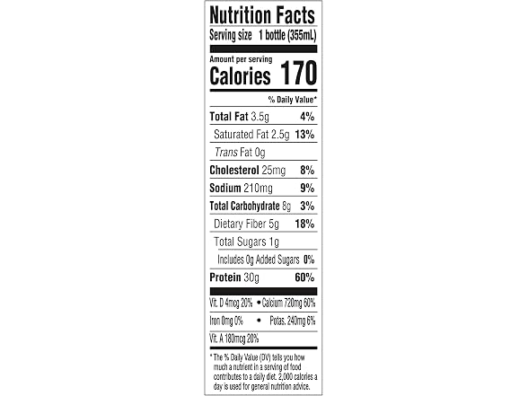 Oikos Protein Shake, Vanilla, 30g