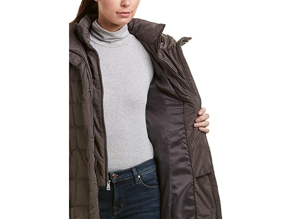 Cole Haan Women's (M & L) Taffeta Down Coat