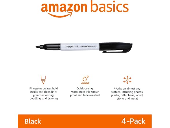 AmazonBasics Licensing Amazon Basics Fine Tip Point P