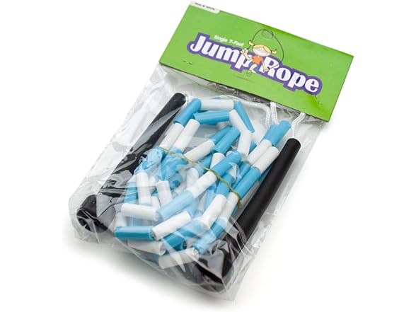 K-Roo Sports Jump Rope Plastic Beaded , 7'
