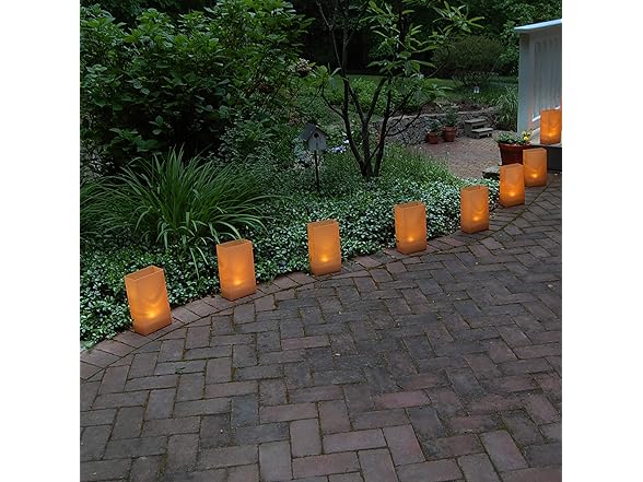 Lumabase 32310 Electric Luminaria Kit, Tan