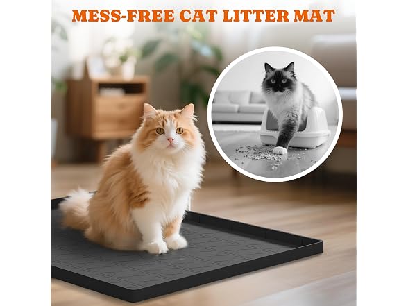 Pawtners Silicone Cat Litter Mat