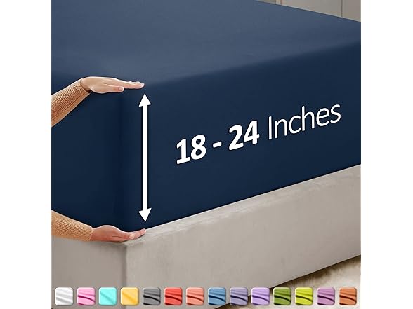 Hearth & Harbor Fitted Sheet Extra Deep