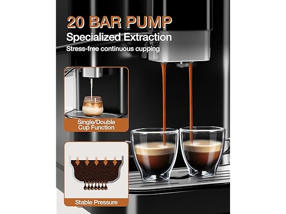 Zstar Fully Automatic Espresso Machine with Automatic Milk Frother