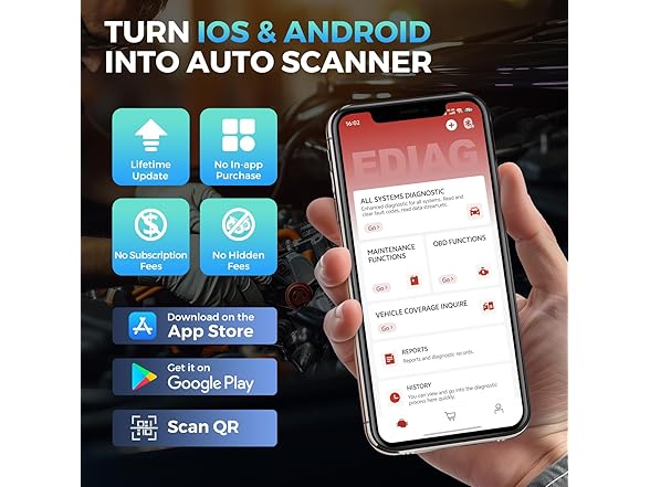 KINGBOLEN Ediag Elite OBD2 Scanner