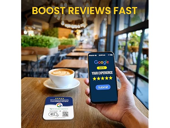 Tap Google Review Plate by TapFive
