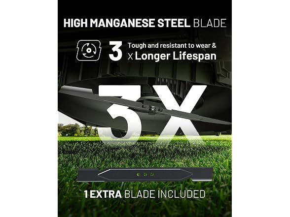Litheli 14 Inch Cordless Lawn Mower