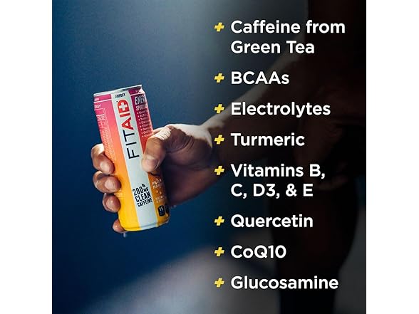 12PK LIFEAID FITAID Energy, 200mg Natural Caffeine