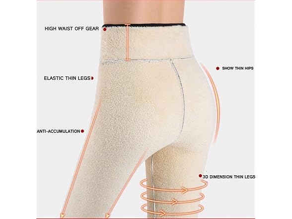 Niyokki Women (M) Winter Fleece Lined Leggings