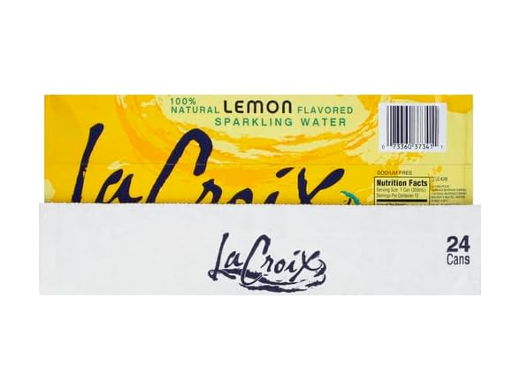 LaCroix Sparkling Water Lemon, 12oz, 12pk