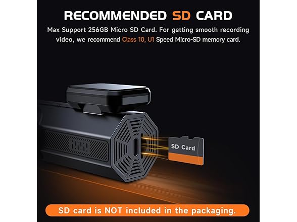 Veement 2.5K Dash Cam Front WiFi WDR
