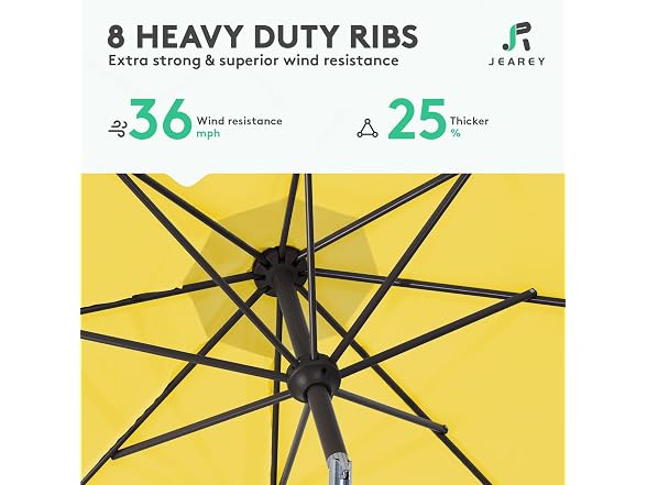 JEAREY 10FT Patio Market Umbrella