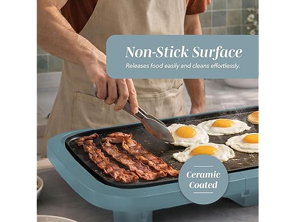 200W Electric Griddle 10x16