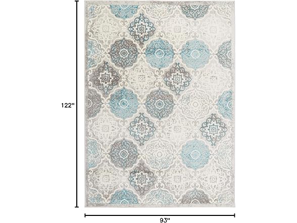 Home Dynamix Boho Andorra Transitional Damask Area Rug