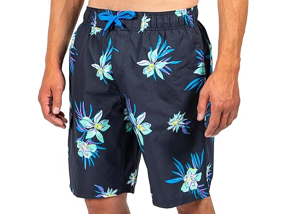 Kanu Surf Men's Driftway Black Swim Trunk (M)