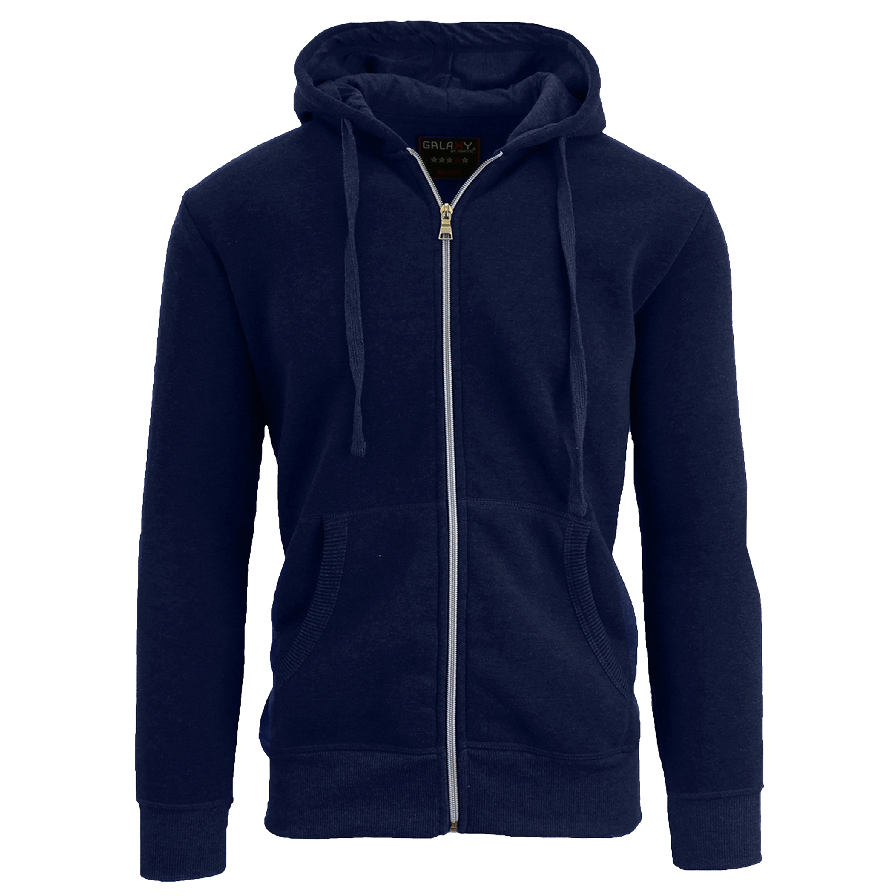Boys Fleece-Lined Zip Sweater Hoodie - Gallery 24