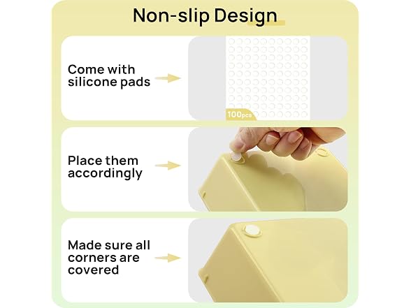 Vtopmart Beige 25 PCS Plastic Drawer Organizer