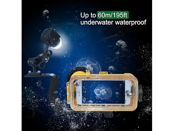Camnoon LED Video Light Waterproof IPX8