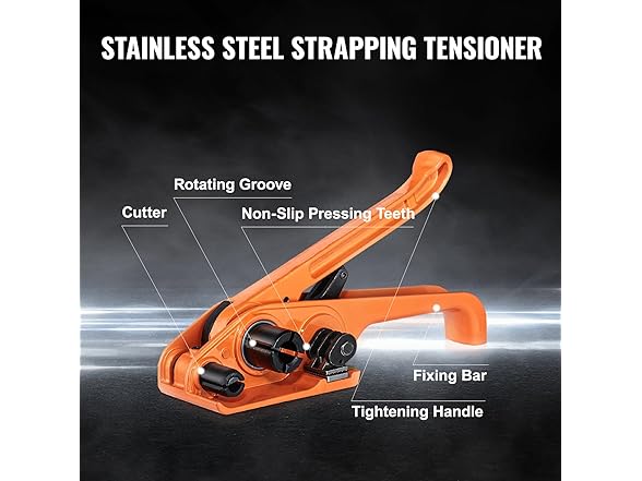 VEVOR Banding Strapping Kit with Strapping Tensioner Tool