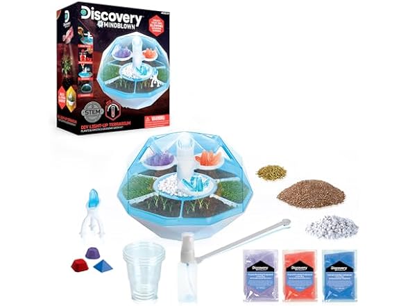 Discovery DIY Light-Up LED Terrarium