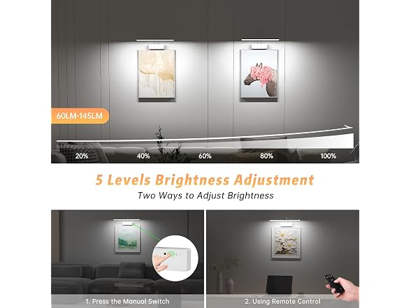 Lightbiz Picture Light 15.35in White