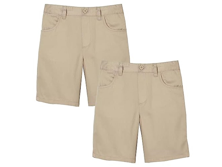 2-Pack Girl's Super Stretch Bermuda Shorts (Sizes, 4-20)