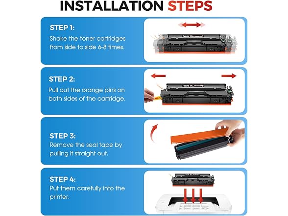 SUDLTO Compatible 218A Toner Cartridges 4 Pack