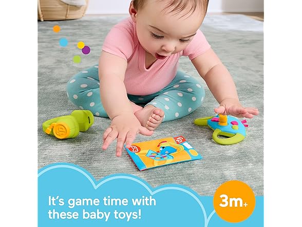 Fisher-Price Newborn Toys Level-Up Little Gamer Set