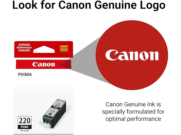 Canon Canon PGI-220 Genuine Black Ink Tank,