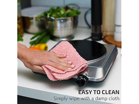 OVENTE Countertop Infrared Single Burner, 1000W