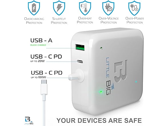 100W USB-C Fast Charger for MacBook Pro