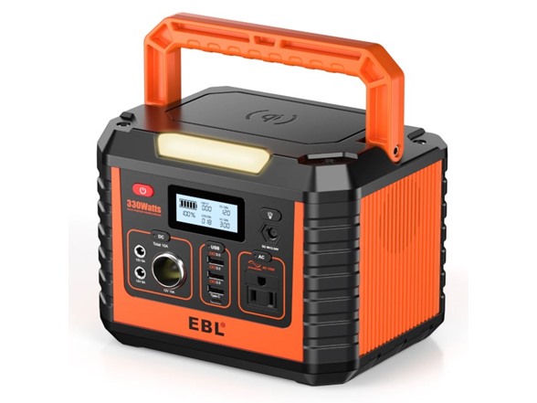 EBL MP330 300W Portable Power Station Orange
