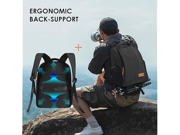 TARION Camera Backpack | 15.6in Laptop