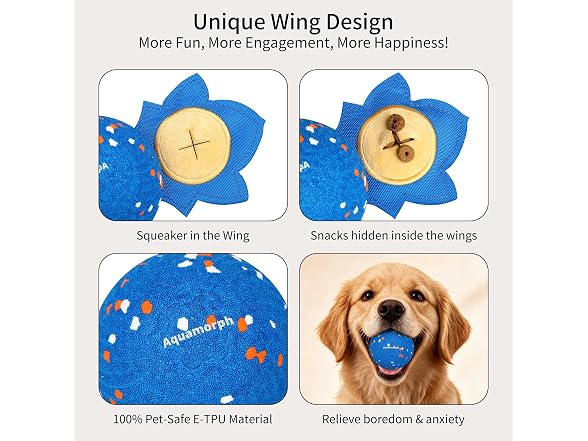 Interactive Vibrating Dog Ball Toy with