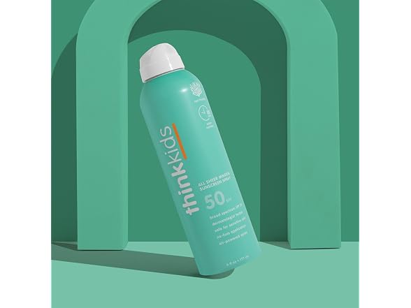 Thinkkids Kids Sunscreen Spray SPF 50+ 6 Fl Oz