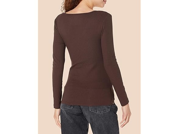 Amazon Essentials Women 2-Pack LS V-Neck