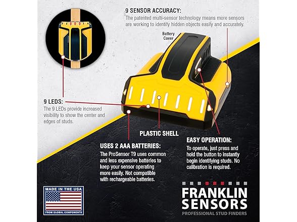 Franklin Sensors ProSensor T9 Stud Finde