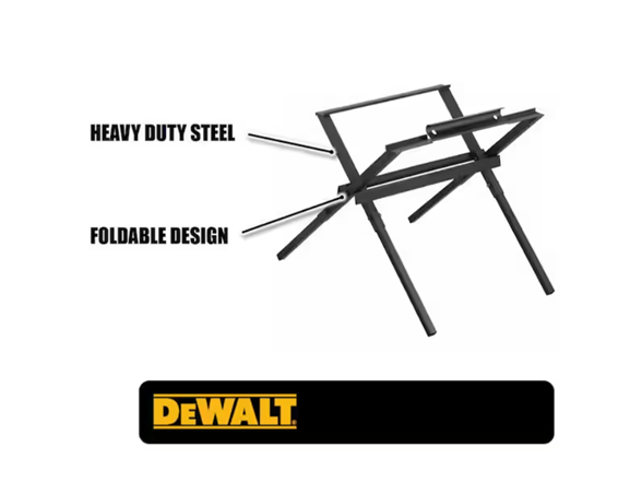 DEWALT DW7451 10 in. Compact Table Saw Stand for Jobsite