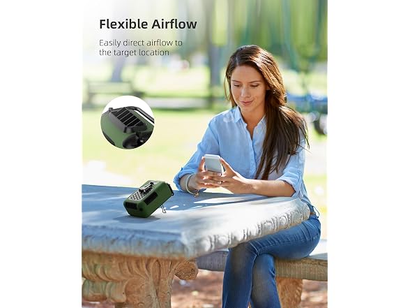 Koonie 10000mAh Waist Fan Portable