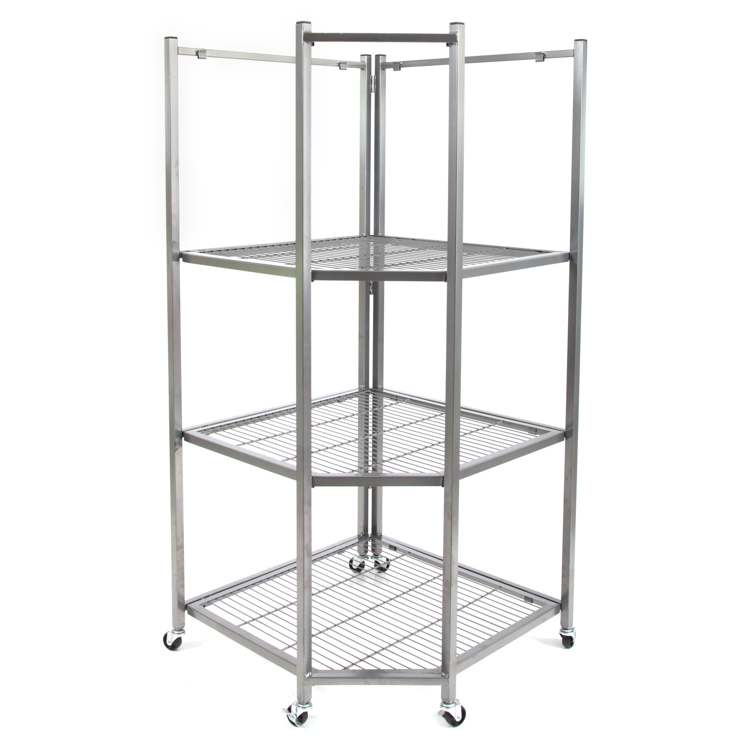 Origami R5C-PEWTER Corner 4-Shelf Rack - Gallery 8