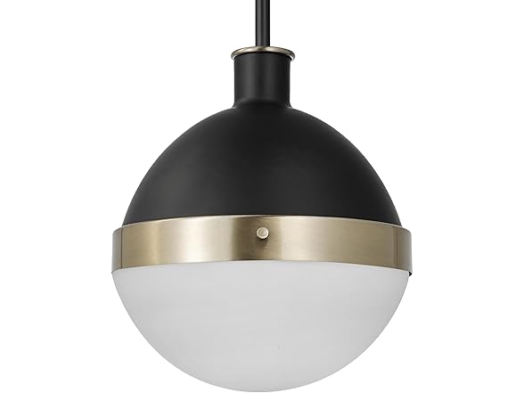 Globe Electric 1-Light Pendant, Black