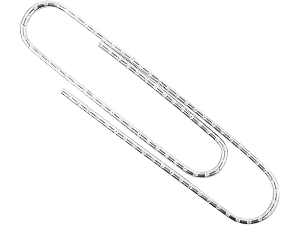 ACCO Jumbo Paper Clips, Non-Skid, Premium