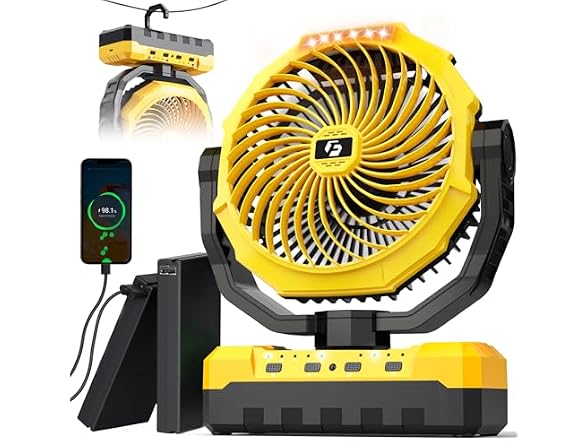 korbot 36000mAh Camping Fan