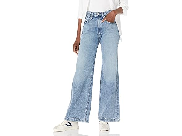 HUDSON Women's Jodie High Rise Loose Fit Wide Leg Jean