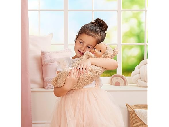 LullaBaby 14-Inch Realistic Baby Doll- Olive Skin