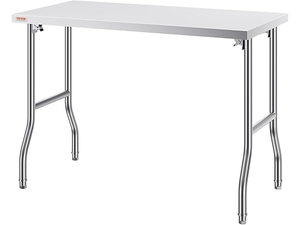 VEVOR Folding Commercial Prep Table